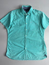 Tommy Hilfiger | Custom Fit Check Short Sleeve Shirt | Green/White (L/Xl)