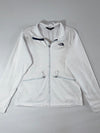 The North Face Women's White Fleece-Lined Full-Zip Jacket (S)