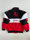 Ferrari | Black, White & Red Racing Jacket (2Xl)