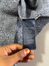 Tommy Hilfiger Tailored Premium Lambswool Crewneck Sweater – Marled Navy (S/M)