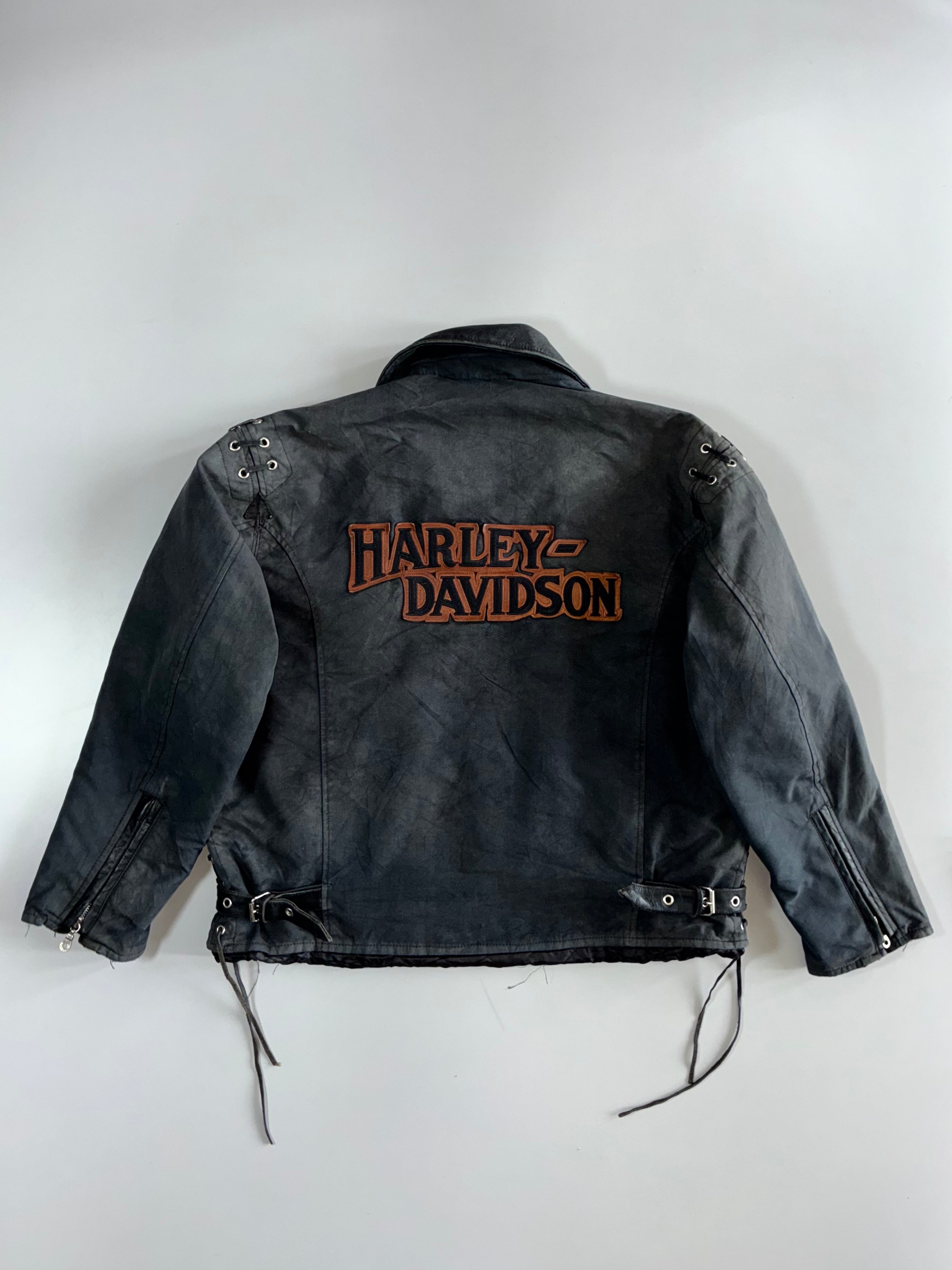Harley-Davidson “An American Legend” Lace-Up Biker Pure Leather