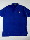 Polo by Ralph Lauren Football Bear Polo Shirt  Royal Blue (XL)