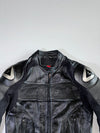 Dainese Genuine Leather Motorcycle Racing Jacket | Size 48 (EU) | Shoulder Armor(Padded) (S/M)