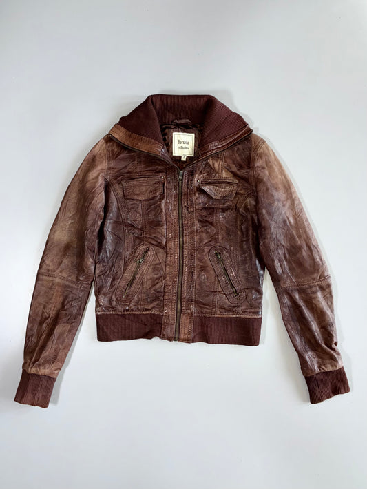 Bershka Premium Original Leather Jacket (S)