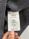 Ami Paris Charcoal Grey Ami de Coeur Crewneck Sweater (S)