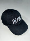 AC/DC Black Embroidered Logo Baseball Cap – Official Rock Off Merch (Adjustable)