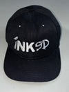 Vintage Nebelkind Black INKD Embroidered Snapback Cap (Adjustable)