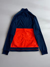 Adidas Track Jacket Navy Blue & Orange Full Zip Training Jacket, Men’s (M)