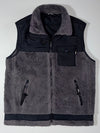 National Geographic Sherpa Fleece Vest – Grey/Black (M)