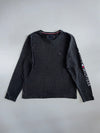 Tommy Hilfiger | Sleeve Logo Long Sleeve Tee | Charcoal (M)