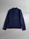 FILA Vintage Track Jacket – Navy & Pink Striped Full Zip (M)