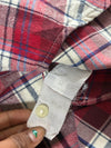 Levi's Red Plaid Flannel Western Pearl Snap Shirt (S)