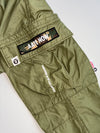 Aape by A Bathing Ape Olive Cargo Joggers – Camo Waistband (W:35) (L:37)