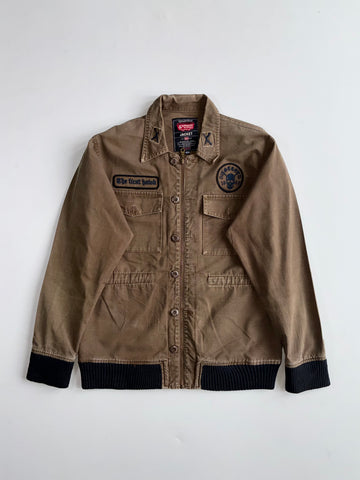 Vintage 5th Street Military Patch Zip Jacket (M)