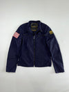 Ralph Lauren Denim & Supply Navy Moto Racer Jacket  (S/M)