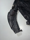 Joe Rocket Black Perforated Leather Motorcycle Racing Jacket (L)