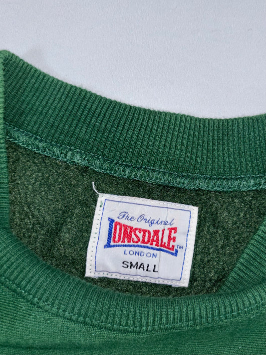 Lonsdale London Union Jack Logo Sweatshirt Green (XS)