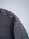 Adidas Black Crewneck Sweatshirt (Zip Hem Pockets) (M)