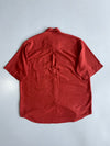 Columbia Short Sleeve Shirt Rust/Brick Red (XL)