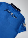 Polo Selection Blue Rugby Polo – “Scottish Highlands 1874” Embroidered Crest (M)