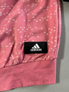 Adidas Pink Badge of Sport All-Over Print Sweatshirt (Women's) (L)