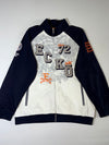 Ecko Unltd Varsity Embroidered Zip Track Jacket – Navy & White (3XL)