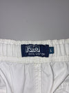Vintage Polo Ralph Lauren White Cotton Drawstring Shorts (L:21, W:38)