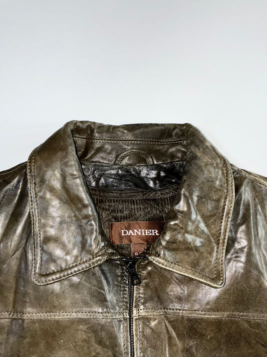 Danier Premium Original Heavy Leather Jacket (XL)