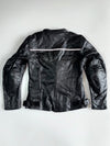 Vintage Torque’s Original Pure Leather Racing Jacket with Reflective Strip (Paded)(M)