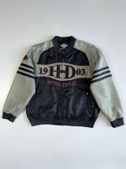 !        Vintage Harley-Davidson 1903 Legendary Motorcycles Bomber Jacket (XL/2XL)