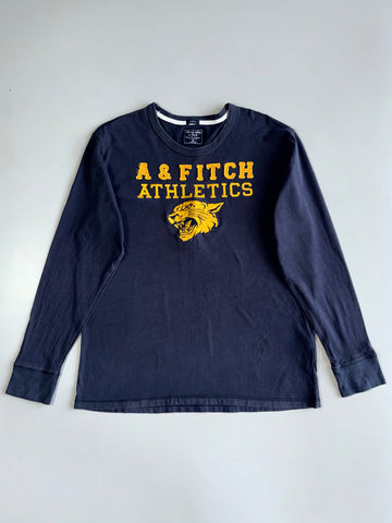 Vintage Abercrombie & Fitch Athletics Muscle Fit Long Sleeve Tee (L/XL)