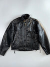 Real Leather Milwaukee Vintage Heavy Biker Jacket (M)