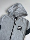 Nike Air Grey Colorblock Zip-Up Hoodie – (S)