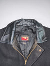 Canada Sportswear Black Wool & Leather (Sleeve) Varsity Jacket (L)