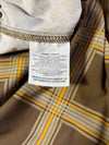 Vintage Nike Brown Plaid Dri-Fit Tennis Shorts (W:38) (L:25.5)