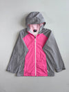 The North Face Pink & Grey Hooded Rain Jacket Women’s (L)