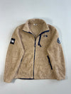 The North Face Sherpa Fleece Full-Zip Jacket with Patches (L)