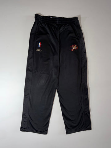 Reebok NBA Authentics Philadelphia 76ers Snap Warm-Up Pants – Black (W:30) (L:43)