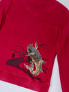 Puma Snake Print Black Pullover Embroidered  (XS)