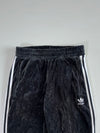 Adidas Originals Black Velour Track Pants Elastic (W:28|L:38)