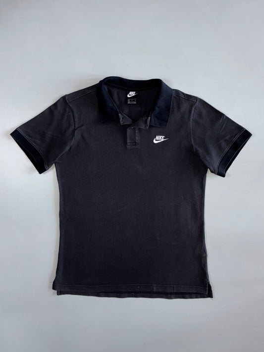 Nike Sportswear Club Polo Shirt in Washed Black (L)