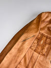 Vintage Tan Leather Safari Jacket Women’s(S)