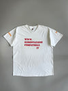 Italian “Alimentazione Compatibile” Deadstock V-Neck T-shirt (Xl)