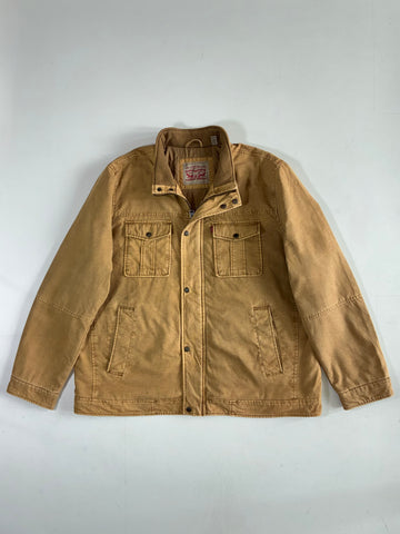 Levi’s Washed Tan Canvas Utility Field Jacket (2XL/3XL)