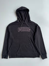 Puma Outline Logo Pullover Hoodie Black (M)