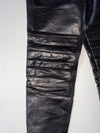 Akito Black Leather Motorcycle Riding Pants (W:32)(L:40)
