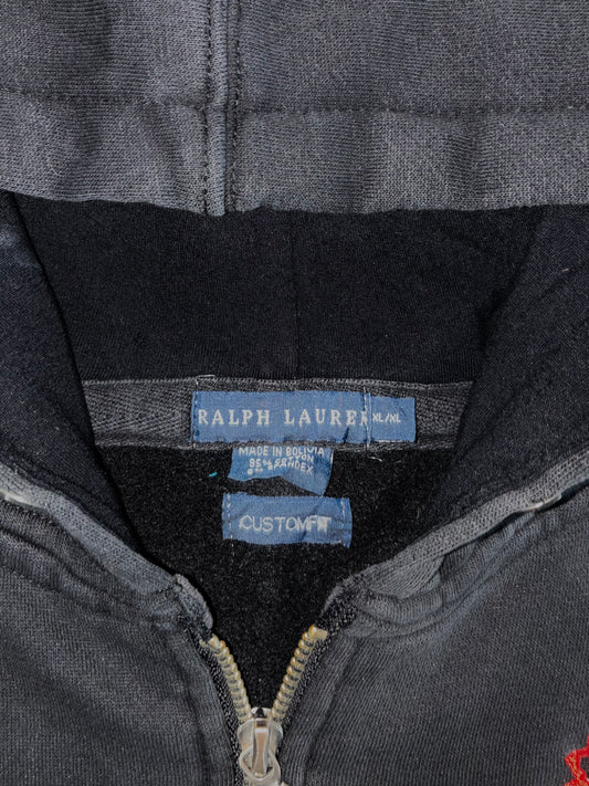 POLO RALPH LAUREN | Big Pony Full-Zip Hoodie (XS)
