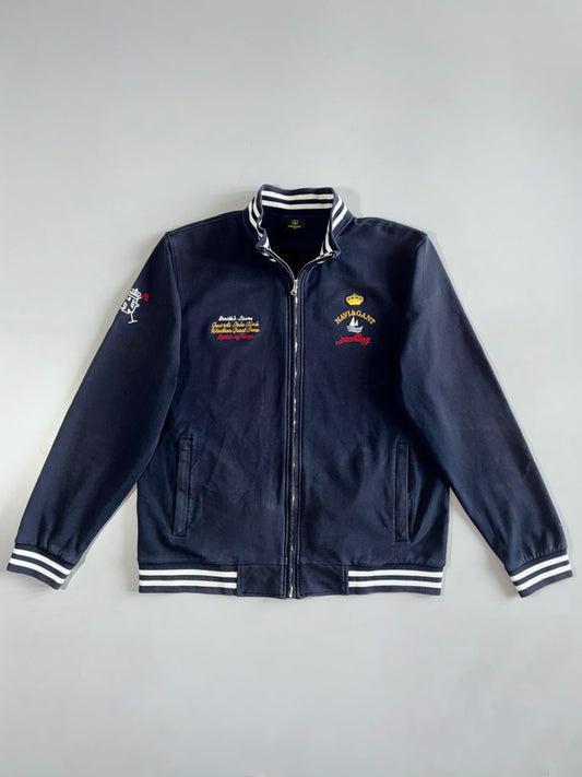 Navigant Navy Yachting Varsity Jacket (M)
