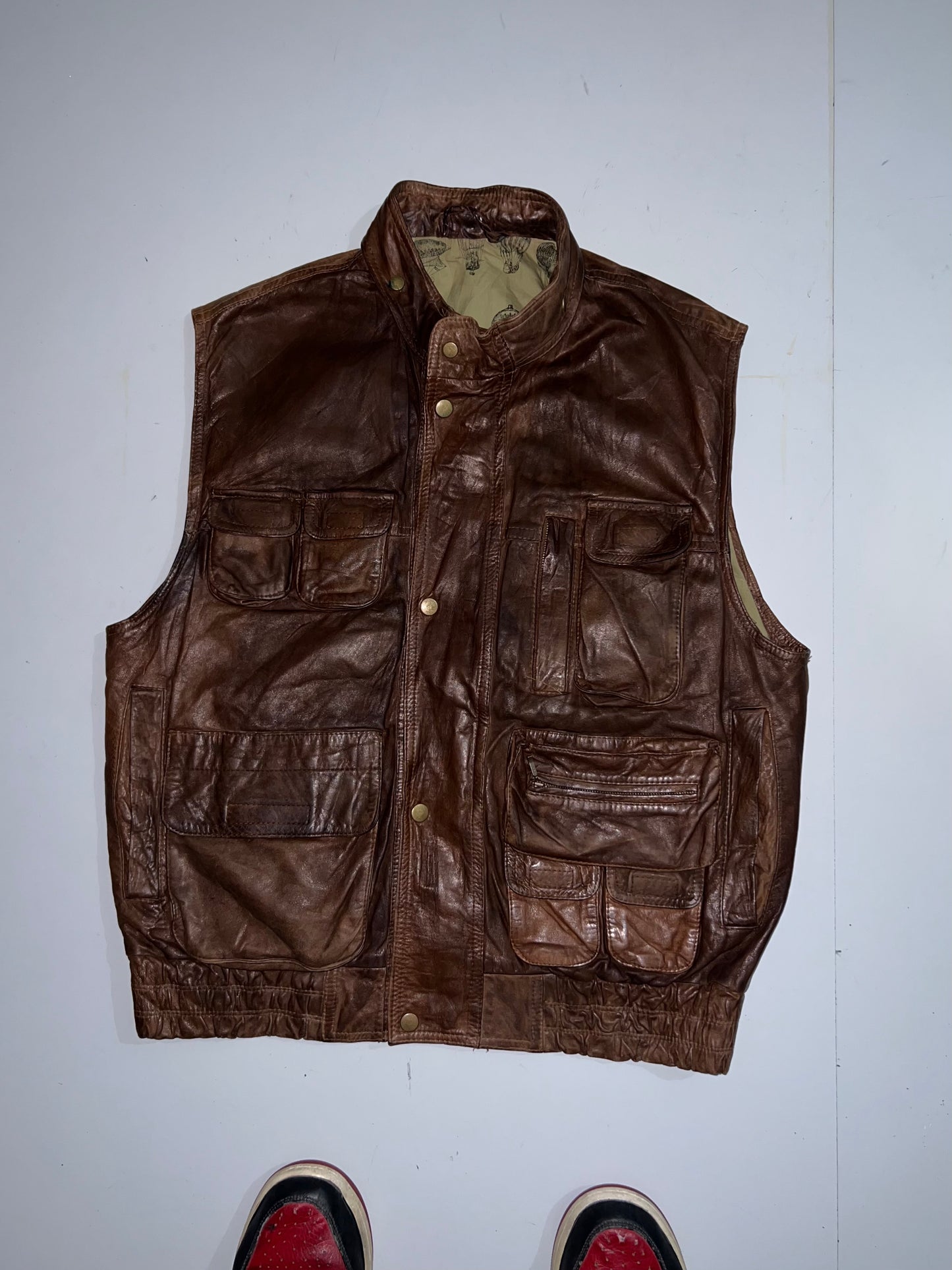 !Super Premium Original Leather Utility Jacket (M/L)