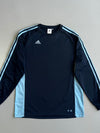 Adidas Japan Market Meiji University Nakano Hachioji 3-Stripe Colorblock Long Sleeve Training Top Navy (L)